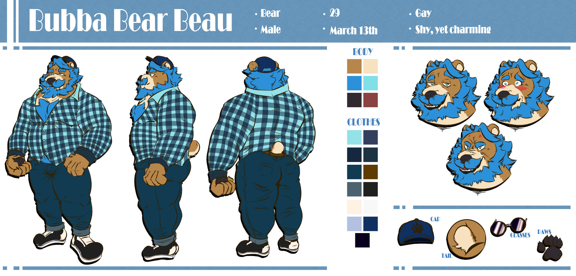 Bubba Reference Sheet