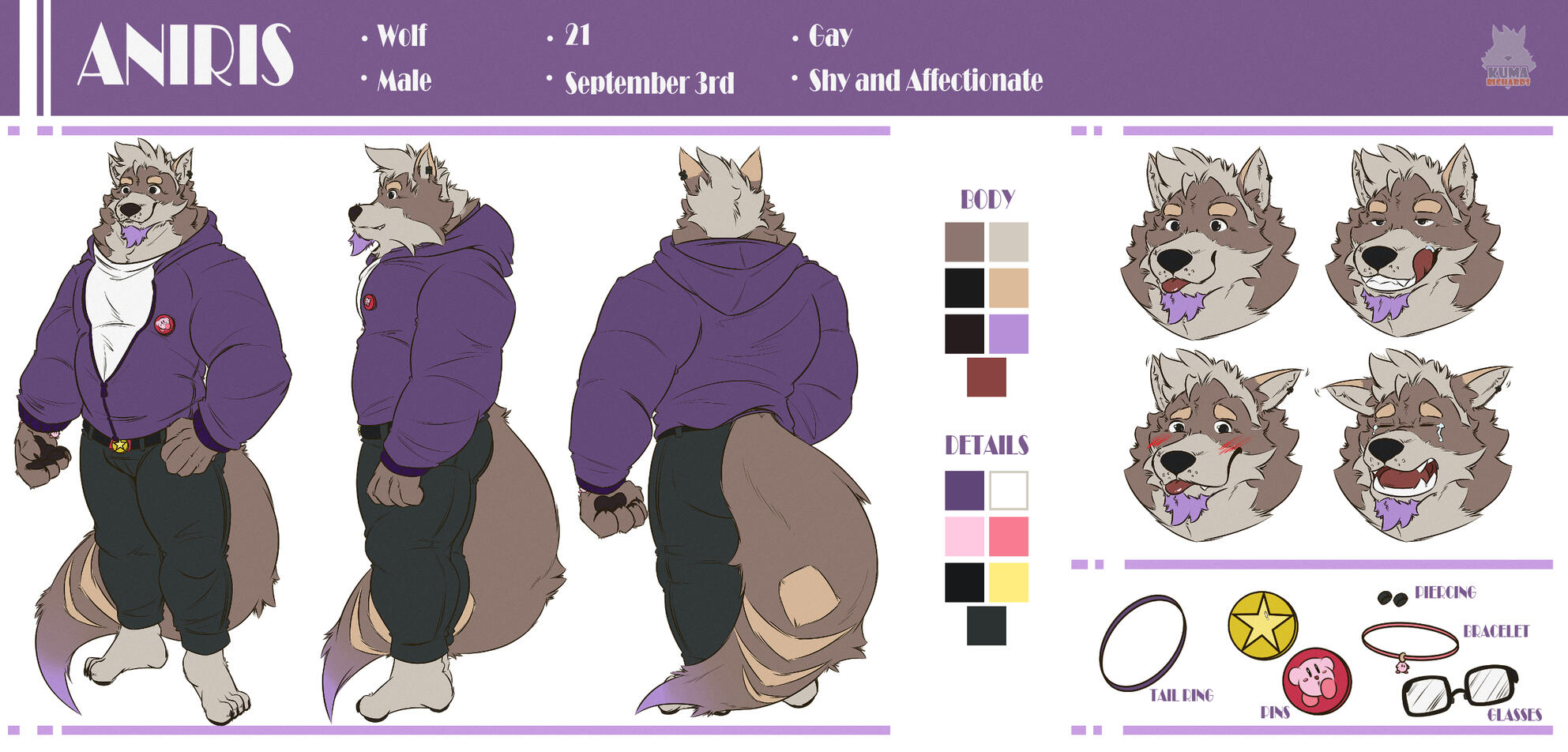 Aniris Reference Sheet